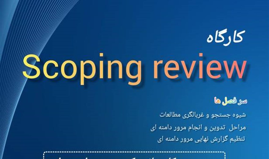 برگزاری کارگاه Scoping review